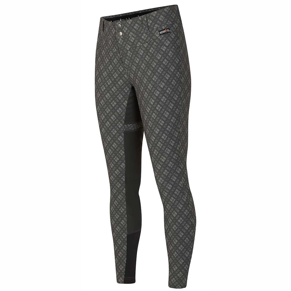 Kerrits Crossover II Full Seat Ladies Breech - Flint Plaid